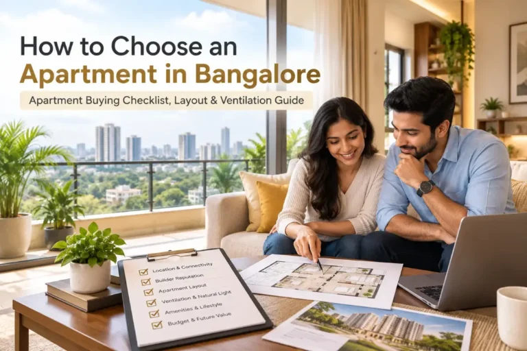 How to choose an apartment in Bangalore